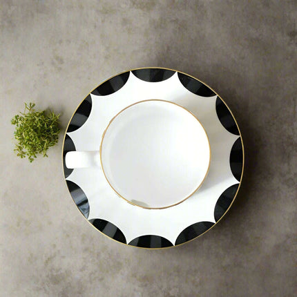 Sophisticated Ceramic Coffee Service Set - 11/15 Piece Collection for Elegant Gatherings and Thoughtful Gifts - Très Elite