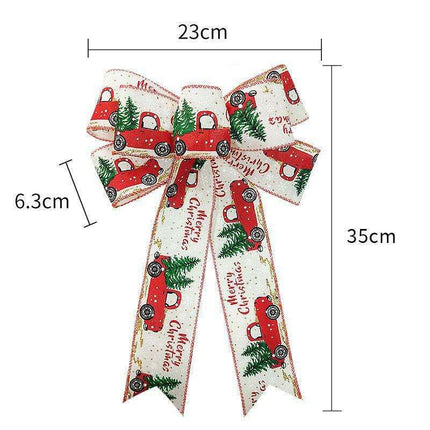 Sophisticated Christmas Ribbon Bow Set: Elevate Your Festive Decor