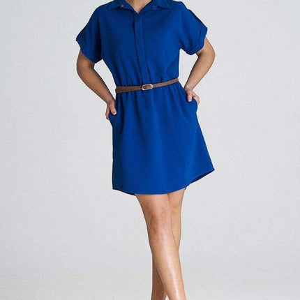 Sophisticated Collared Everyday Dress - Très Elite