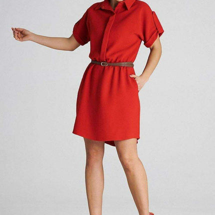 Sophisticated Collared Everyday Dress - Très Elite