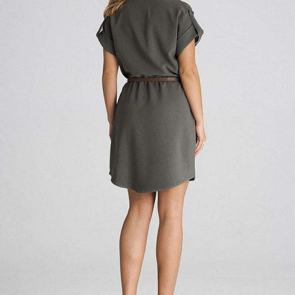 Sophisticated Collared Everyday Dress - Très Elite
