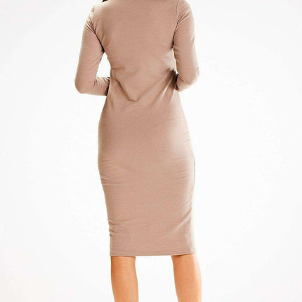 Sophisticated Collared Midi Dress - Très Elite