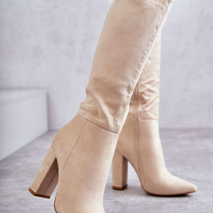 Sophisticated Cossack Heel Boots - Model 191047 - Très Elite