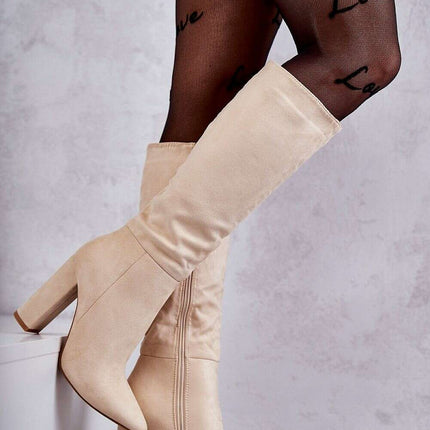 Sophisticated Cossack Heel Boots - Model 191047 - Très Elite
