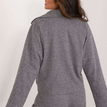 Sophisticated Cotton Blend Women's Double-Breasted Jacket - Très Elite