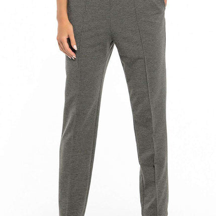 Sophisticated Cotton Blend Women's Trousers - Très Elite