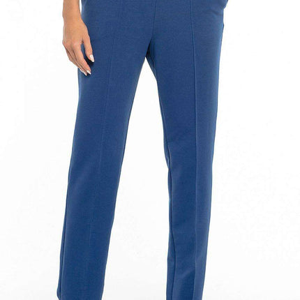 Sophisticated Cotton Blend Women's Trousers - Très Elite
