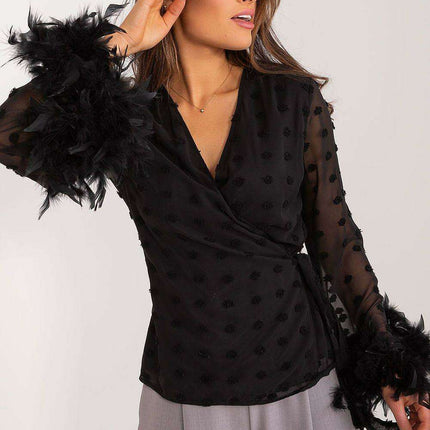 Sophisticated Cotton Blouse by Lakerta - Très Elite