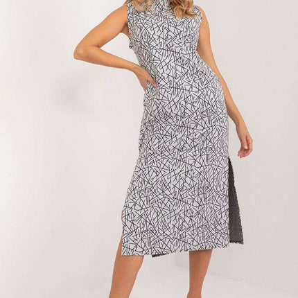 Sophisticated Cotton Jacket and Dress Set - Très Elite