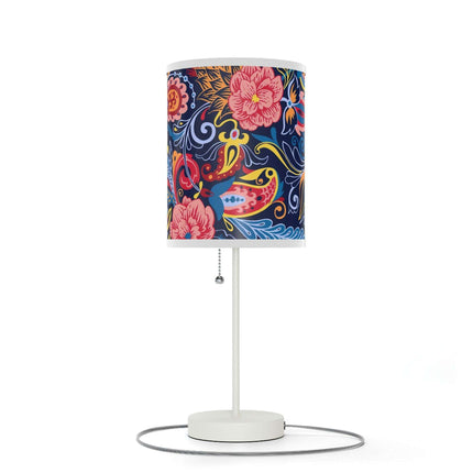 Sophisticated Customization: Maison d'Elite Steel Base Table Lamp with Tailored Trim & Plug Options..