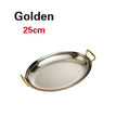 25x17xH3.5cm Golden