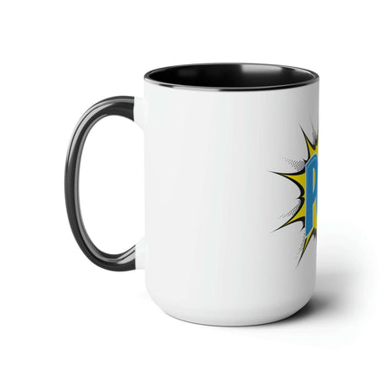 Sophisticated Dual-Hued Ceramic Coffee Mugs - Maison d'Elite Series - Très Elite