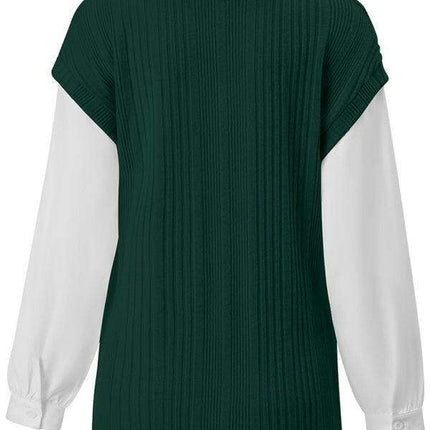 Sophisticated Dual-Layered Blouse for the Contemporary Woman - Très Elite
