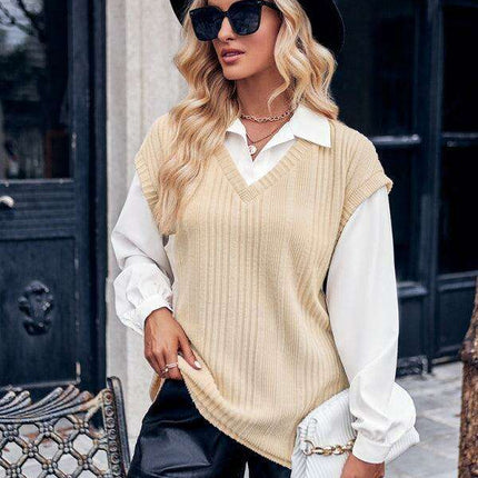 Sophisticated Dual-Layered Blouse for the Contemporary Woman - Très Elite
