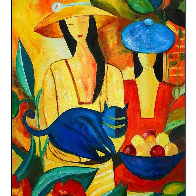 Sophisticated Elegance: Lady Canvas Artwork for Luxurious Home Design