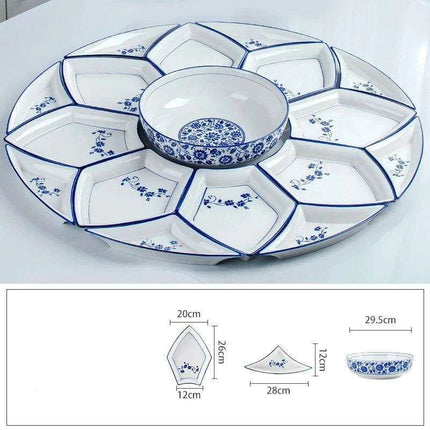 Sophisticated Elegance: Stunning Ceramic Tableware Set for Upscale Dining..