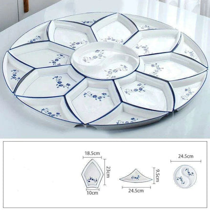 Sophisticated Elegance: Stunning Ceramic Tableware Set for Upscale Dining..