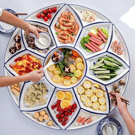 Sophisticated Elegance: Stunning Ceramic Tableware Set for Upscale Dining - Très Elite