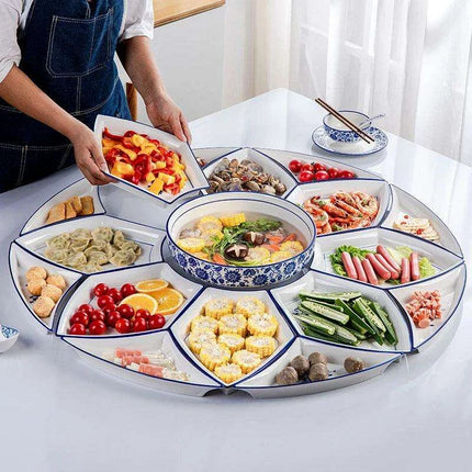 Sophisticated Elegance: Stunning Ceramic Tableware Set for Upscale Dining - Très Elite