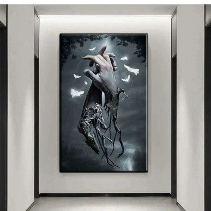 Sophisticated Elegance: Withered Touch Canvas Print for a Stylish Home Transformation - Très Elite
