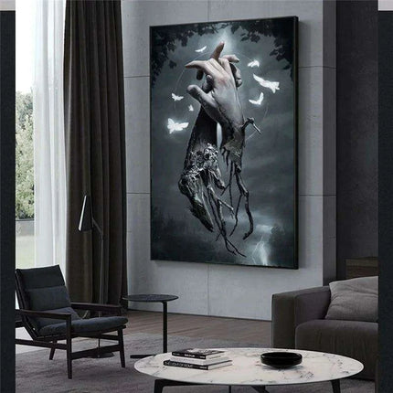 Sophisticated Elegance: Withered Touch Canvas Print for a Stylish Home Transformation - Très Elite