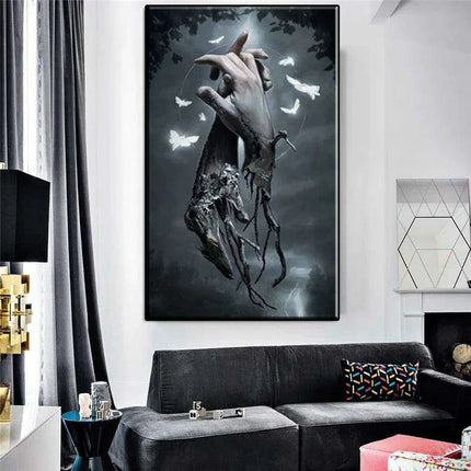 Sophisticated Elegance: Withered Touch Canvas Print for a Stylish Home Transformation - Très Elite