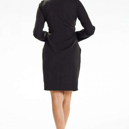 Sophisticated Envelope Mini Robe Dress for Office and Formal Events - Très Elite