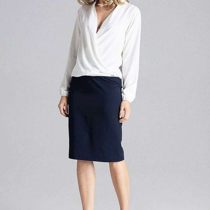 Sophisticated Envelope Neck Women's Top - Très Elite