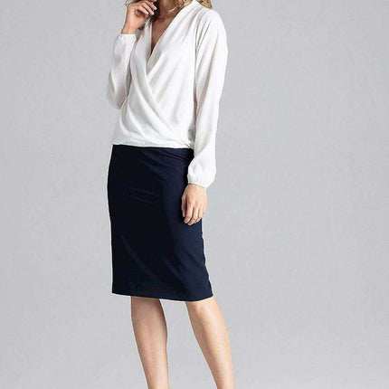 Sophisticated Envelope Neck Women's Top - Très Elite