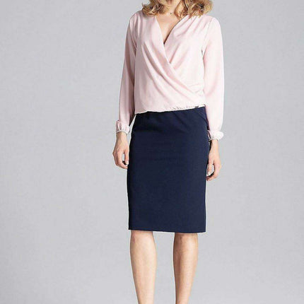 Sophisticated Envelope Neck Women's Top - Très Elite