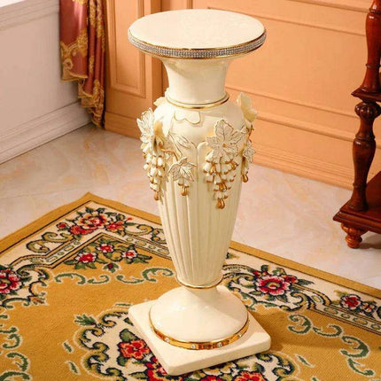 Sophisticated European-Style Ceramic Column Vase - Très Elite
