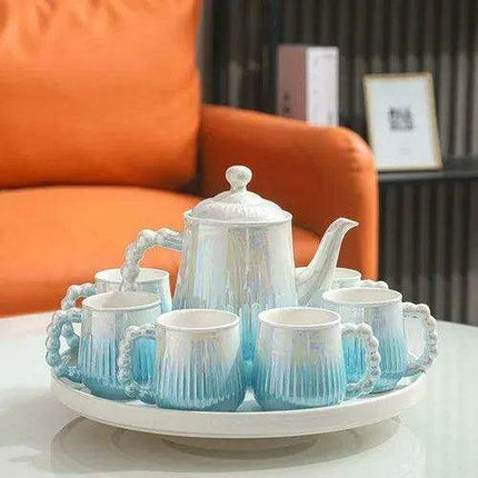 Sophisticated European Tea and Coffee Ceremony Set: Transform Your Tea Rituals with Timeless Charm - Très Elite