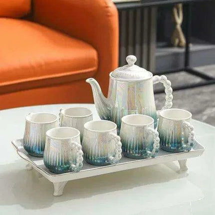 Sophisticated European Tea and Coffee Ceremony Set: Transform Your Tea Rituals with Timeless Charm - Très Elite