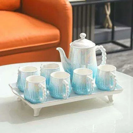 Sophisticated European Tea and Coffee Ceremony Set: Transform Your Tea Rituals with Timeless Charm - Très Elite