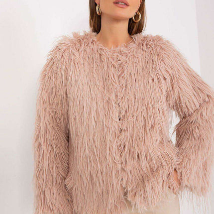 Sophisticated Faux-Fur Accent Jacket - Très Elite