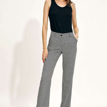 Sophisticated Flare Pants With Belted Design For Women