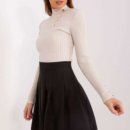Sophisticated Flared Cotton Skirt