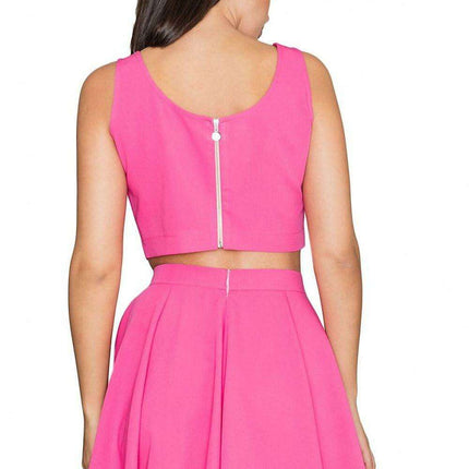 Sophisticated Flared Skirt and Top Outfit - Très Elite