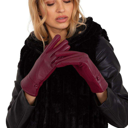 Sophisticated Floral Embroidered Touchscreen Gloves for Women - Très Elite