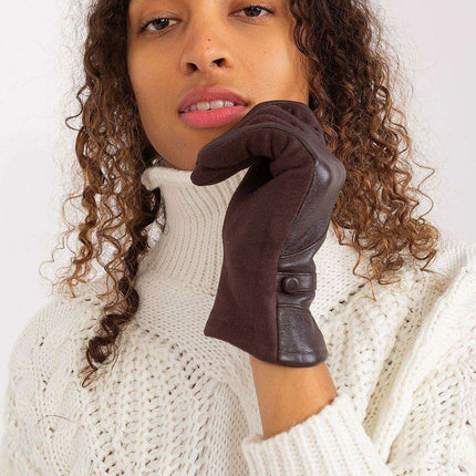 Sophisticated Floral Embroidered Touchscreen Gloves for Women - Très Elite