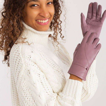 Sophisticated Floral Embroidered Touchscreen Gloves for Women - Très Elite