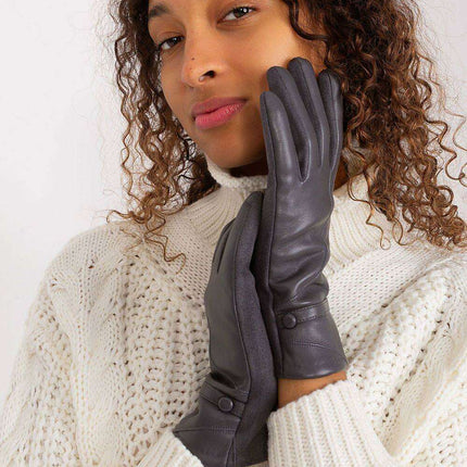 Sophisticated Floral Embroidered Touchscreen Gloves for Women - Très Elite