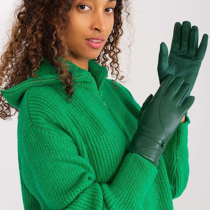 Sophisticated Floral Embroidered Touchscreen Gloves for Women - Très Elite
