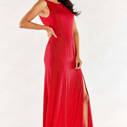 Sophisticated Front-Slit Evening Gown - Très Elite