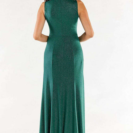 Sophisticated Front-Slit Evening Gown - Très Elite