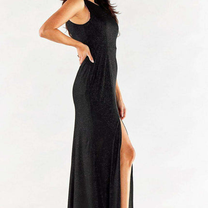 Sophisticated Front-Slit Evening Gown - Très Elite