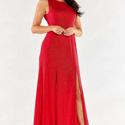 Sophisticated Front-Slit Evening Gown - Très Elite