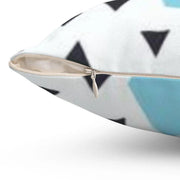 Sophisticated Geometric Decorative Pillow Cover with Concealed Zipper - Très Elite