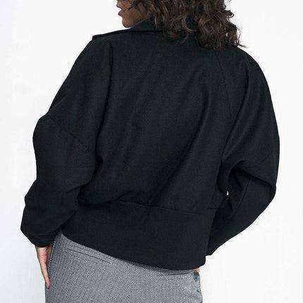 Sophisticated Herringbone Urban Coat Modern Wardrobe - Très Elite