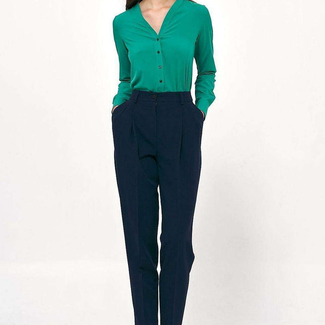 Sophisticated High Waisted Balloon Trousers For Women Nife